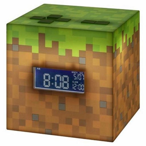Minecraft Ébresztőóra - Fűblokk