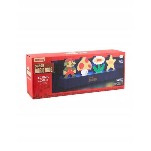 Super Mario Bros Ikonok Lámpa
