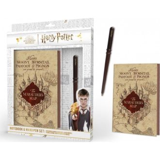 Harry Potter prémium jegyzetfüzet varázspálcával