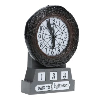   A Karácsonyi Rémálom visszaszámláló ébresztőóra (magasság: 21 cm)