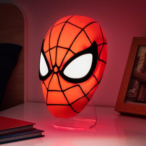Marvel Spiderman Maszk asztali / fali lámpa 22 cm