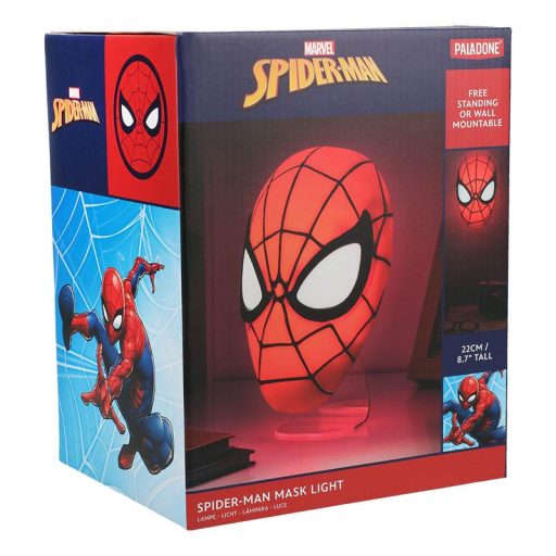 Marvel Spiderman Maszk asztali / fali lámpa 22 cm
