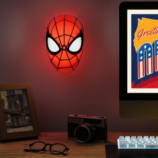 Marvel Spiderman Maszk asztali / fali lámpa 22 cm