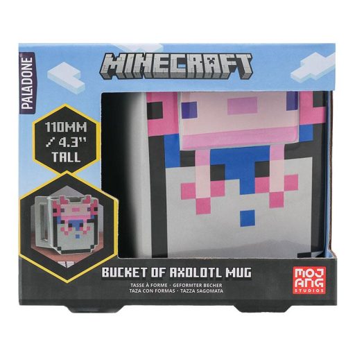 Minecraft Axolotl 3D Formájú Bögre