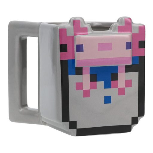 Minecraft Axolotl 3D Formájú Bögre