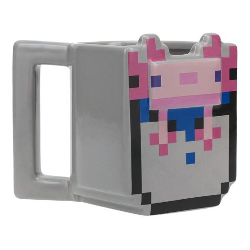 Minecraft Axolotl 3D Formájú Bögre