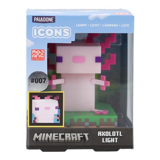 Minecraft Axolotl lámpa
