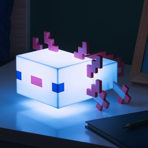 Minecraft Axolotl többszínű éjjeli lámpa