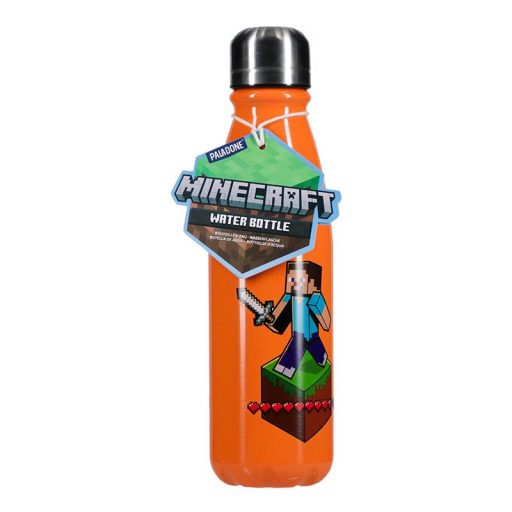 Minecraft alumínium vizes palack 600 ml