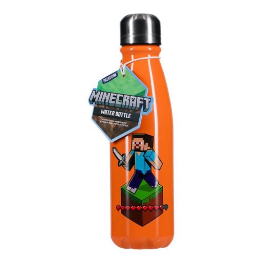Minecraft alumínium vizes palack 600 ml