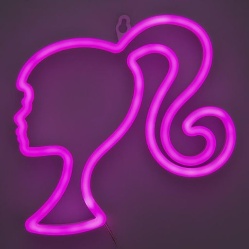 Barbie, fali LED Neon Lámpa 22 cm