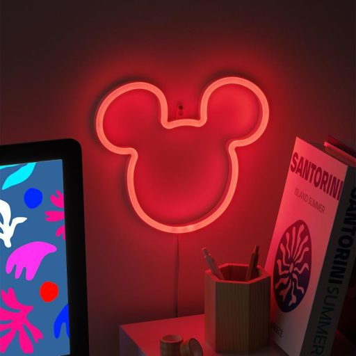 Disney Mickey egér fali LED Neon Lámpa