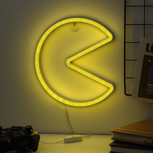 Pac-Man fali LED Neon Lámpa 