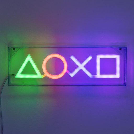 Playstation LED Neon Lámpa 