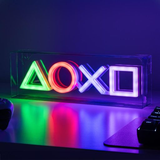 Playstation LED Neon Lámpa 