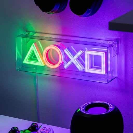 Playstation LED Neon Lámpa 