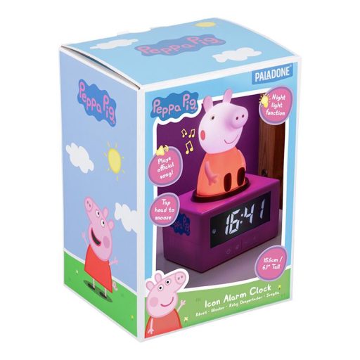 Peppa Malac Ikon Ébresztőóra (magasság: 15,60 cm)