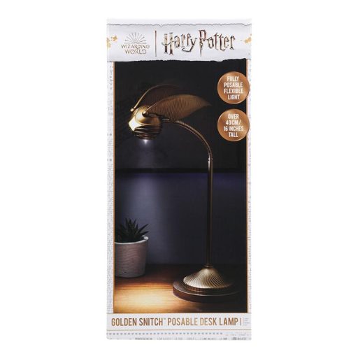 Harry Potter Arany cikesz pozícionálható asztali lámpa 40cm
