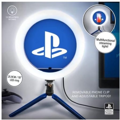 Playstation streaming lámpa telefontartóva