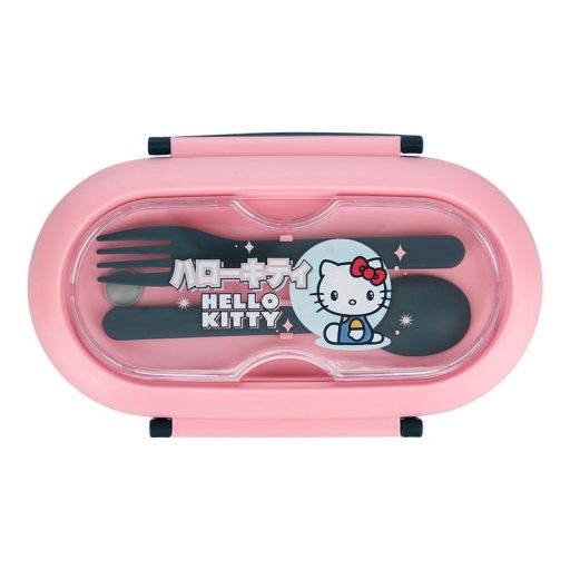  Hello Kitty uzsonnás doboz és evőeszközök