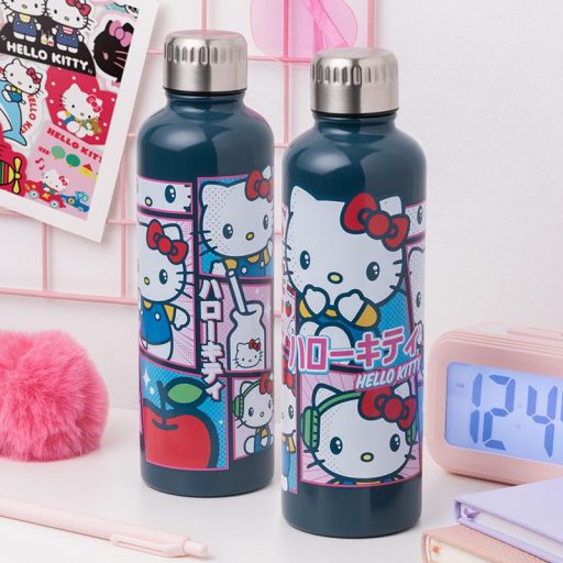 Hello Kitty rozsdamentes fém vizes palack 500 ml