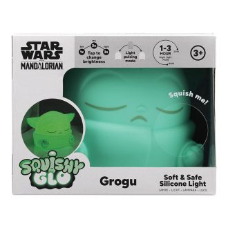   Star Wars Grogu SquishyGlo Szilikon Lámpa Újratölthető (magasság: 15 cm)