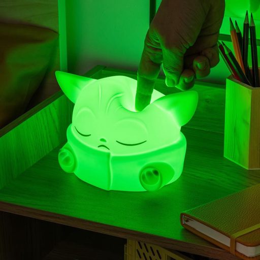 Star Wars Grogu SquishyGlo Szilikon Lámpa Újratölthető (magasság: 15 cm)