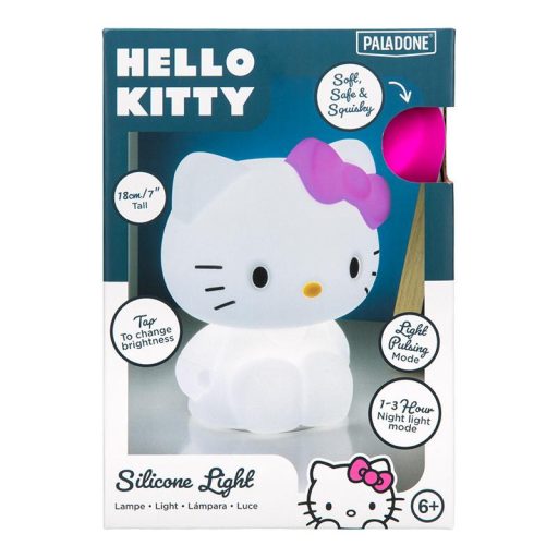 Hello Kitty Újratölthető Szilikon lámpa - 18 cm