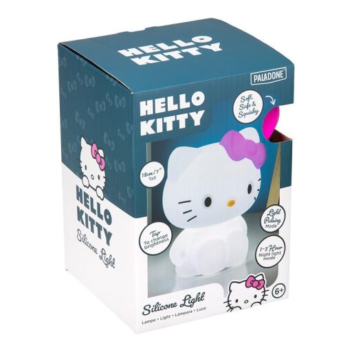 Hello Kitty Újratölthető Szilikon lámpa - 18 cm