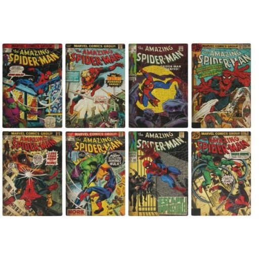 Marvel Spider-man képregényes poháralátét készlet 8 db