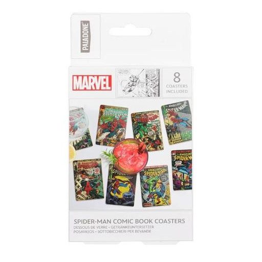 Marvel Spider-man képregényes poháralátét készlet 8 db