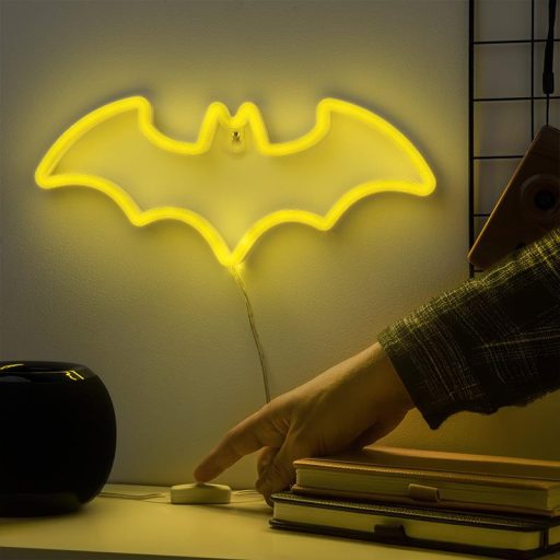 Dc Comics Batman fali LED Neon Lámpa