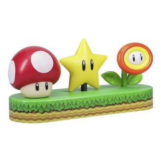 Super Mario ikonok 3D asztali lámpa 