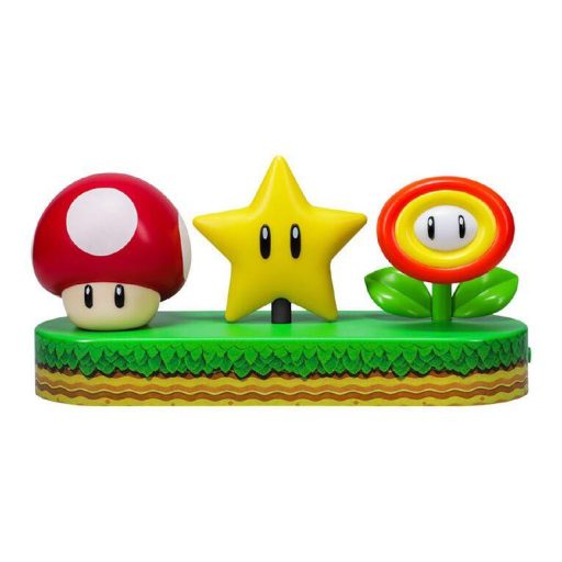 Super Mario ikonok 3D asztali lámpa 