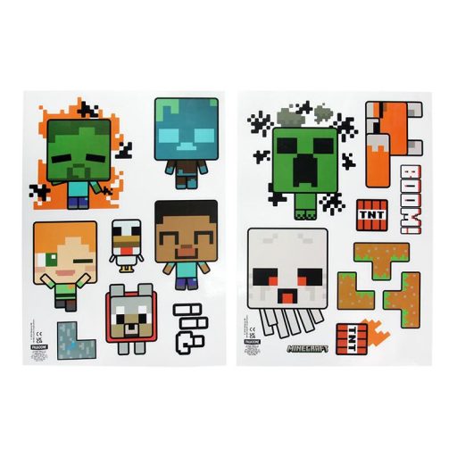 Minecraft Személyre Szabható Fali Matricák