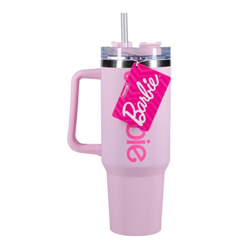 Barbie XL Többfunkciós Utazó Bögre Szívószállal (1200 ml)