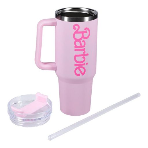 Barbie XL Többfunkciós Utazó Bögre Szívószállal (1200 ml)