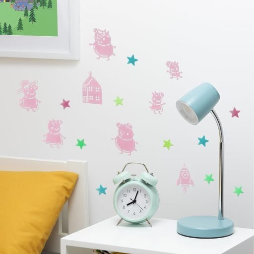 Peppa malac világító falmatrica csillagok