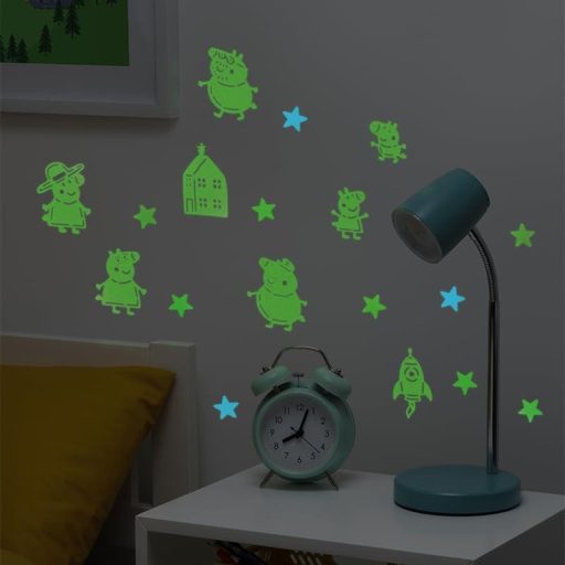 Peppa malac világító falmatrica csillagok