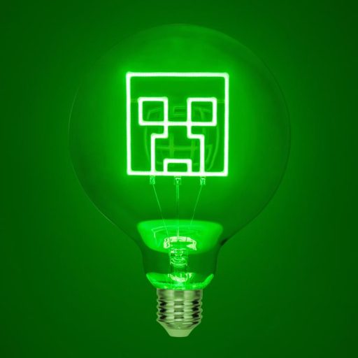 Minecraft Creeper LED Neon Izzó