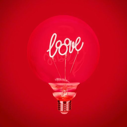 Disney Mickey egér LED Neon Izzó - Love
