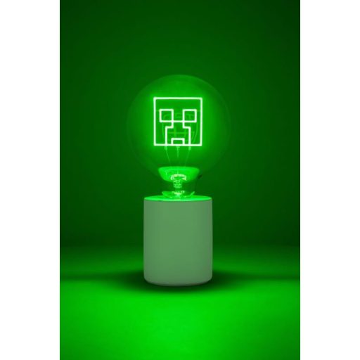 Minecraft Creeper LED Neon Izzó lámpa