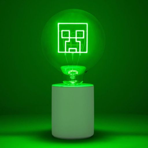 Minecraft Creeper LED Neon Izzó lámpa