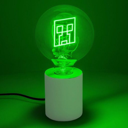 Minecraft Creeper LED Neon Izzó lámpa