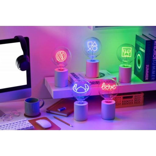 Minecraft Creeper LED Neon Izzó lámpa
