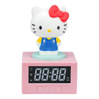 Hello Kitty világító ébresztőóra (magasság: 15,6 cm)