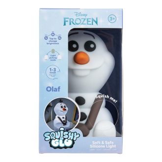   Frozen Olaf SquishyGlo Szilikon Lámpa Újratölthető (magasság: 15 cm)