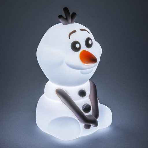 Frozen Olaf SquishyGlo Szilikon Lámpa Újratölthető (magasság: 15 cm)