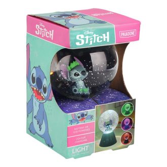 Disney Stitch LED Csillámos Gömb (magasság: 17 cm)