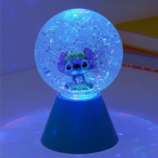 Disney Stitch LED Csillámos Gömb (magasság: 17 cm)